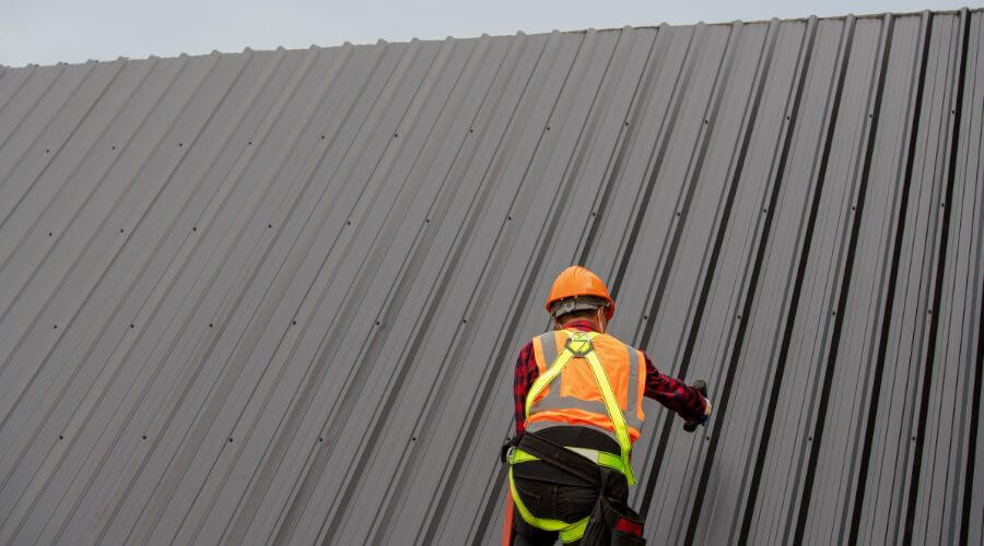 Professional metal roof installation services in Andalusia, IL